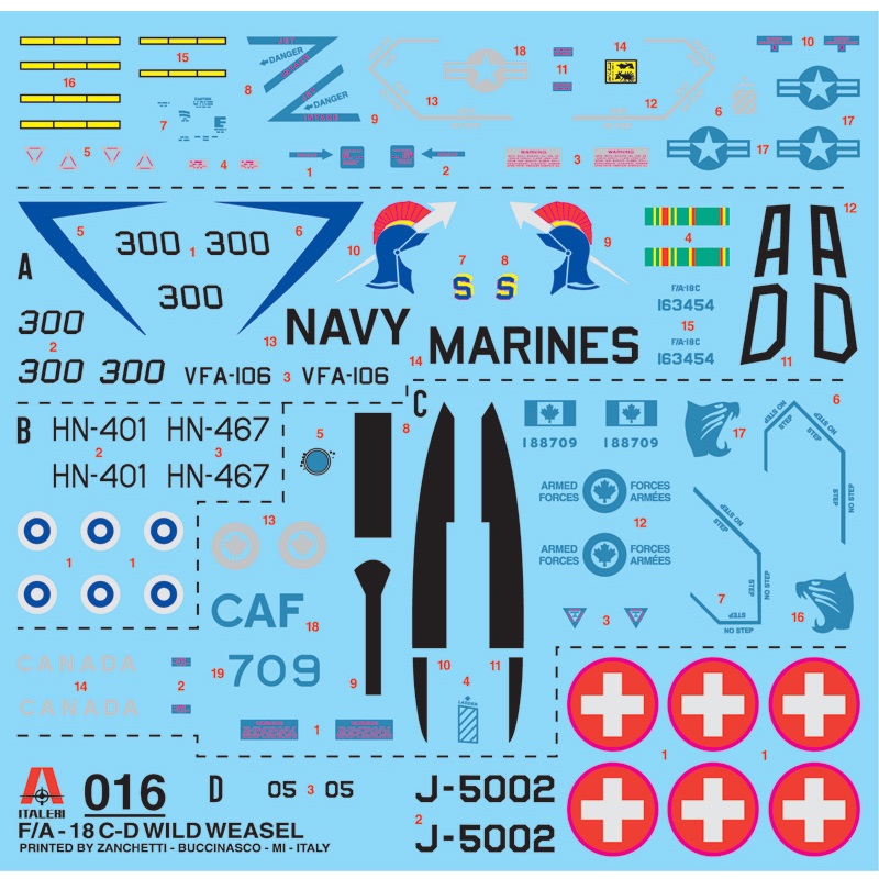 Alternative view of McDonnell Douglas F/A-18C/D Hornet 1:72 SUOMI