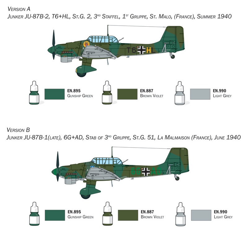 Junkers Ju-87D-3 Stuka 1:72 Starter Set - Image 3