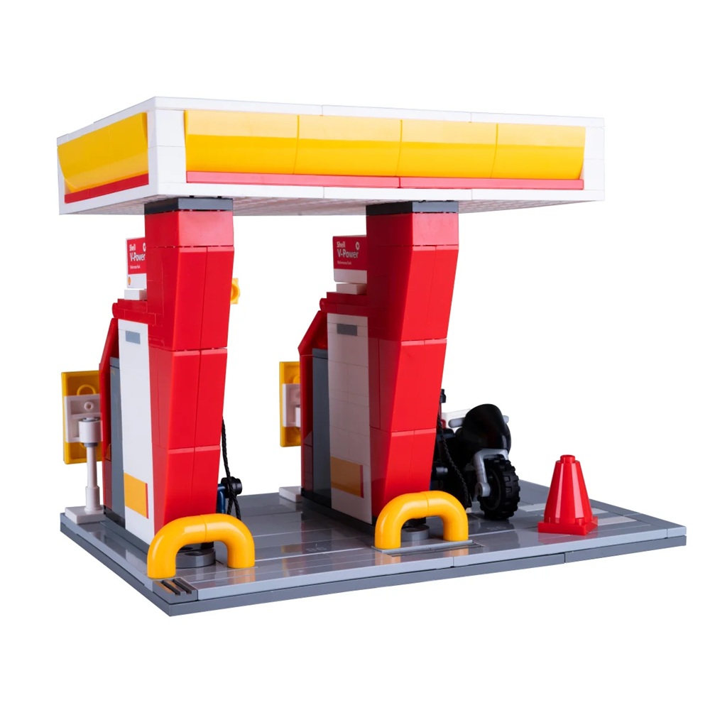 Alternative view of CaDA Bricks Shell Kylmäasema 1:30