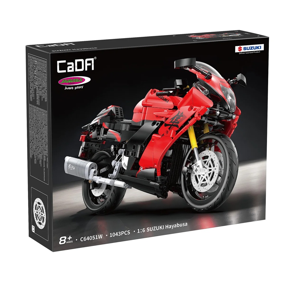 Alternative view of CaDA Bricks: Suzuki Hayabusa 1:6