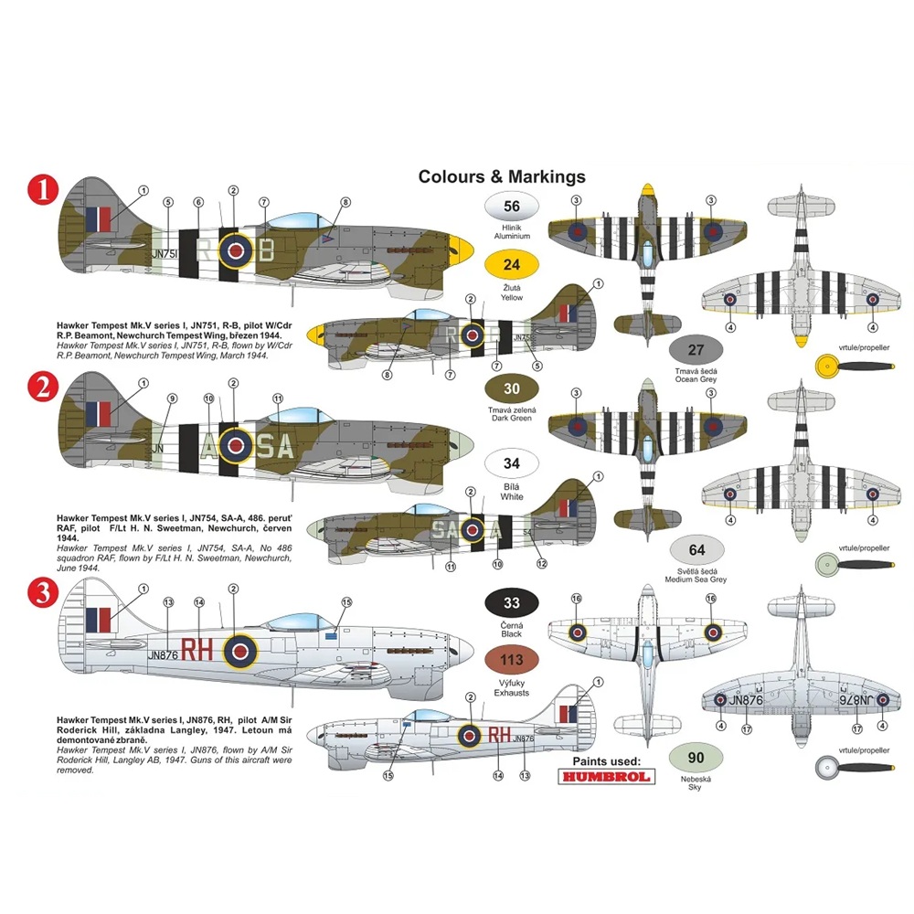 Alternative view of Hawker Tempest Mk.V 1:72