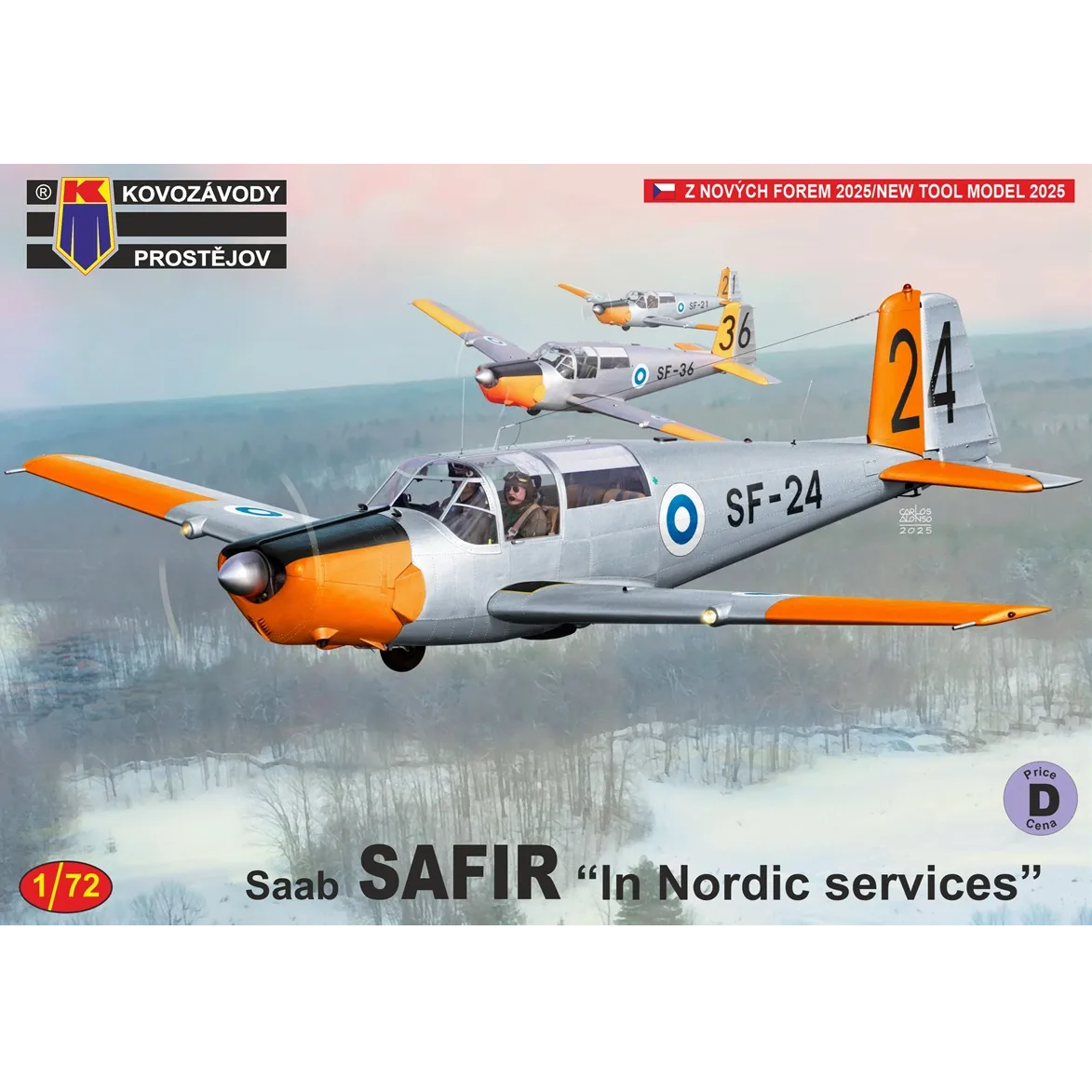 SAAB 91 Safir - In Nordic Services - SUOMI