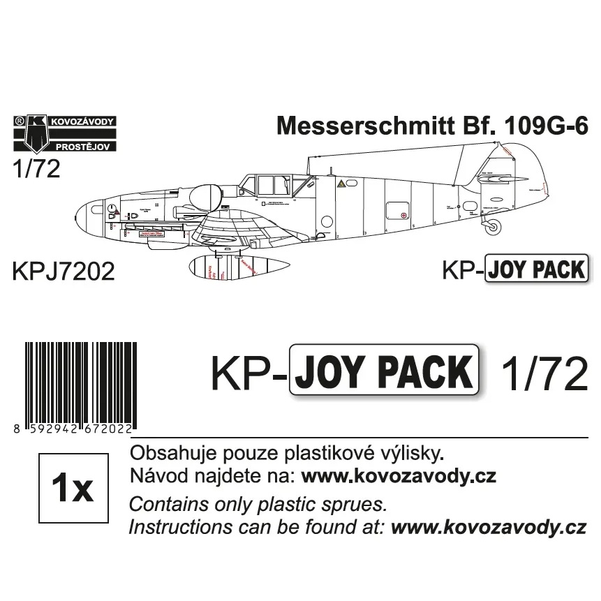 Messerschmitt Bf-109G-A 1:72 Joypack