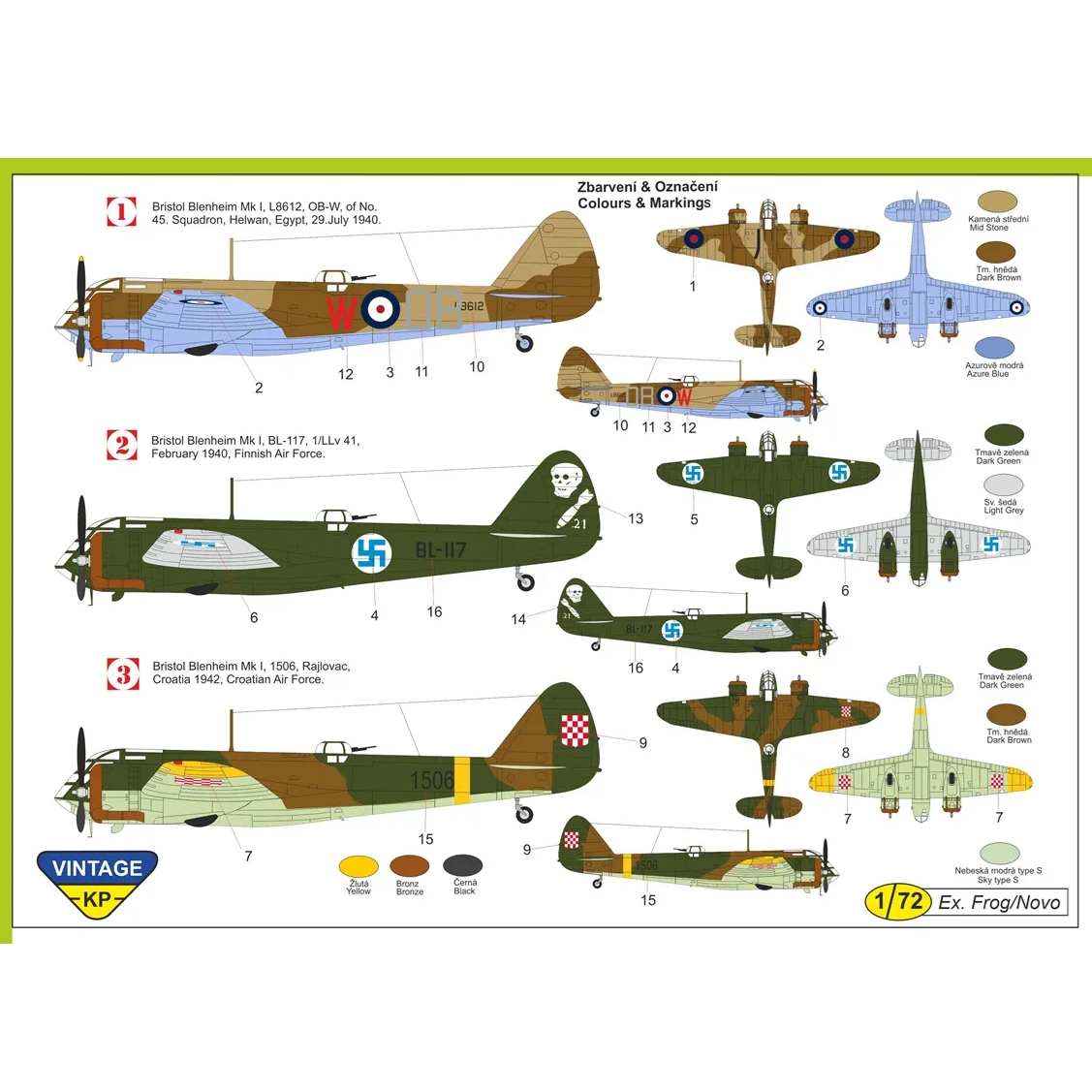 Alternative view of Bristol Blenheim Mk.I SUOMI