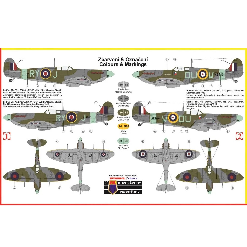Alternative view of Supermarine Spitfire Mk.VB "Early“ 1:72