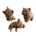 Cartonic 3D Pahviveistos - Kittens Trio