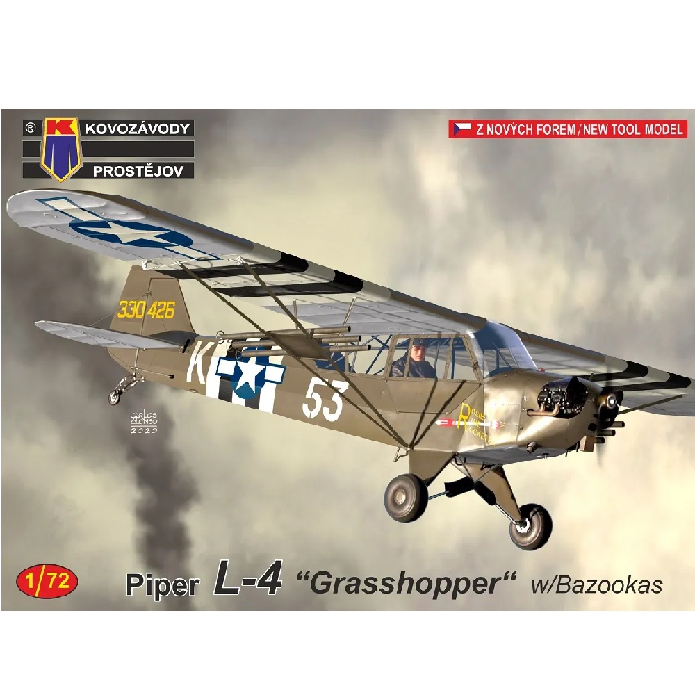 Piper L-4 "Grasshopper" with bazookas 1:72