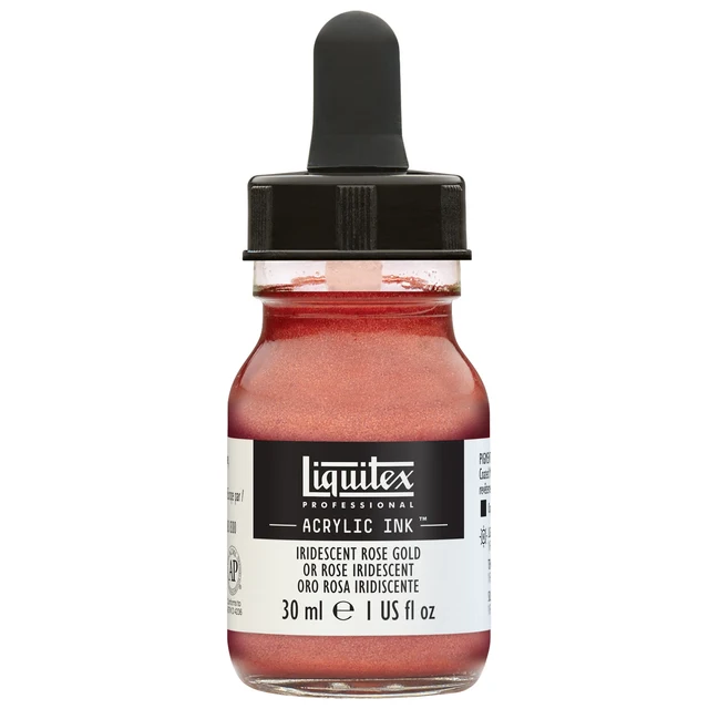 Acrylic Ink 30ml - Iridecent Rose Gold