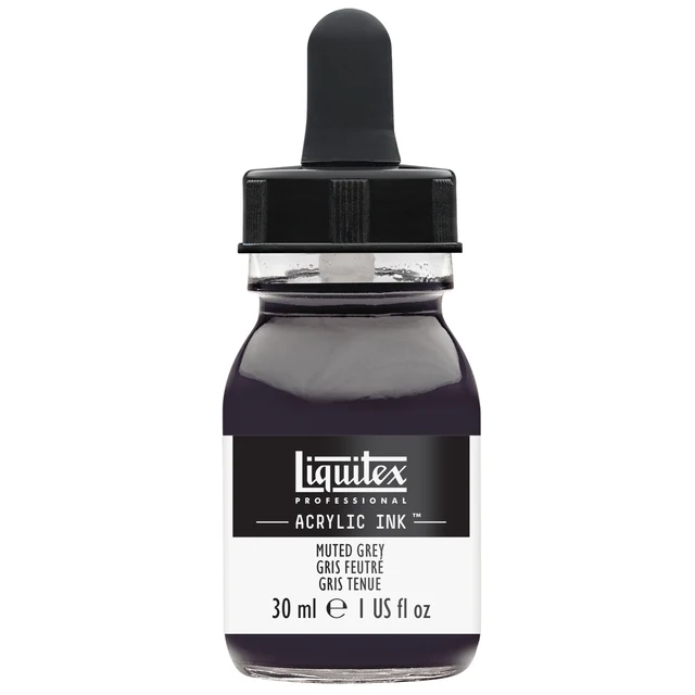 Acrylic Ink 30ml - Muted Grey