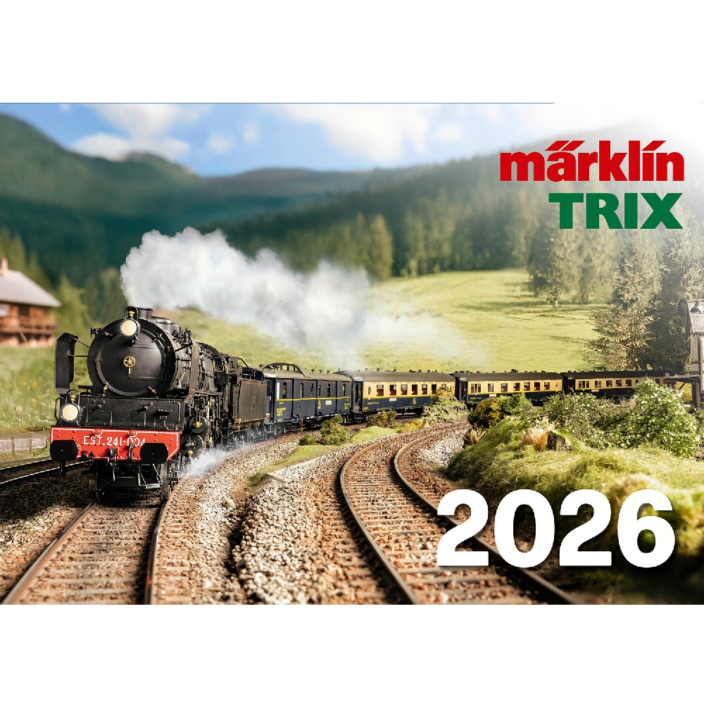 Märklin/Trix seinäkalenteri 2026
