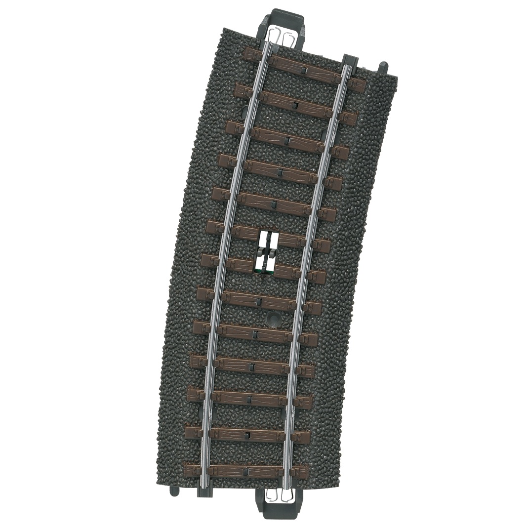 Märklin C Ratapala - Kaareva Kontaktiratapala R1 15°
