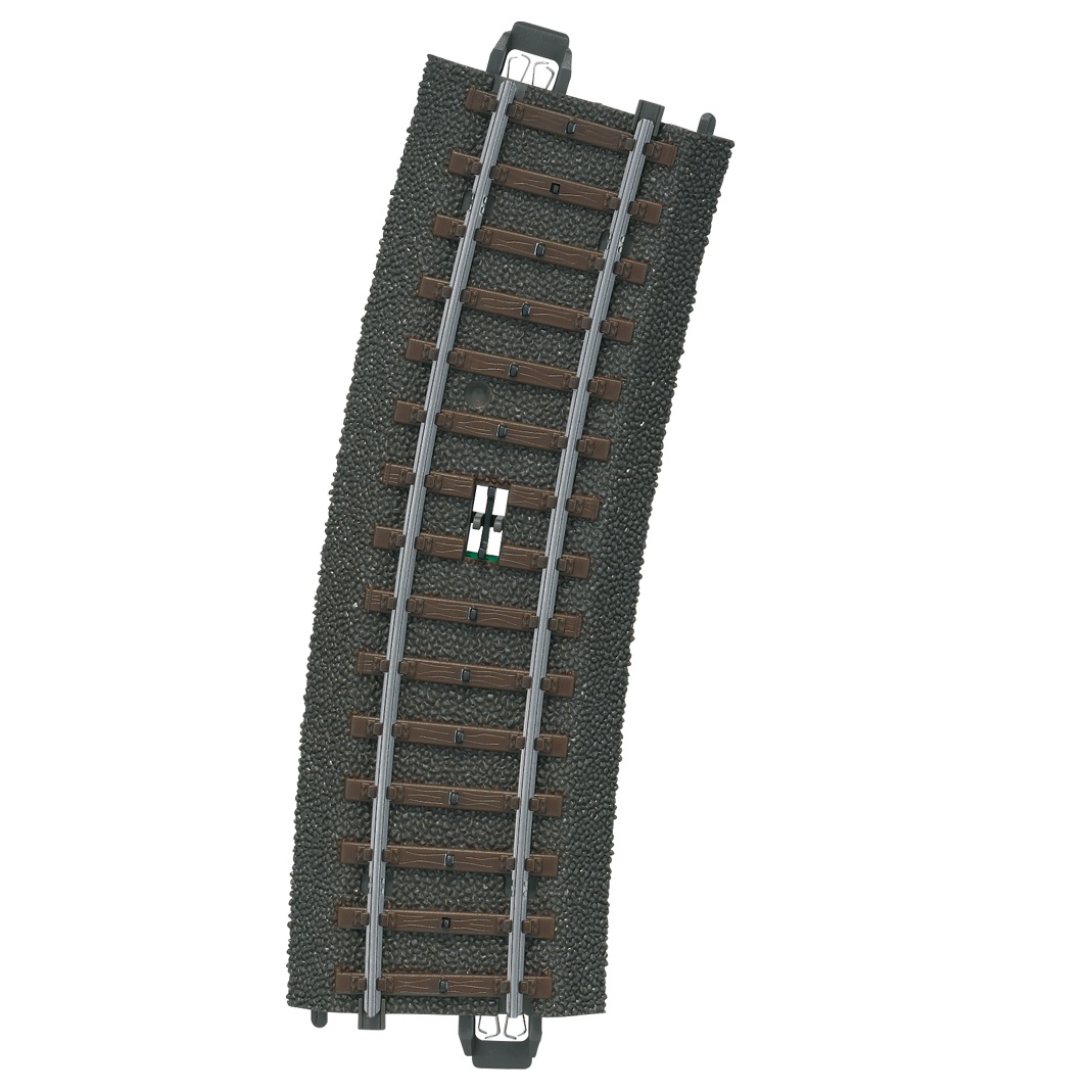 Märklin C Ratapala - Kaareva Kontaktiratapala R2 15°