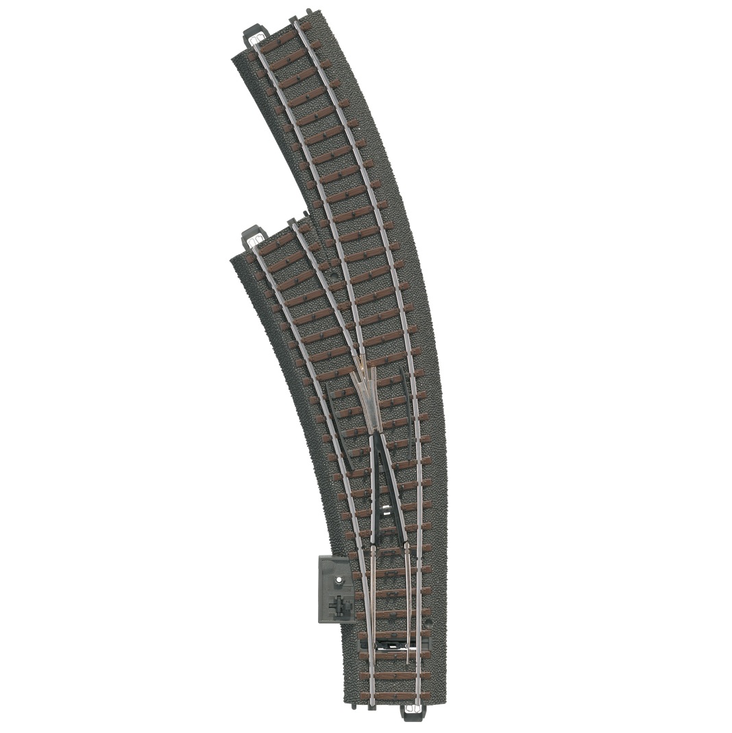 Märklin C Ratapala - Kaarrevaihde R1 30° Vasen