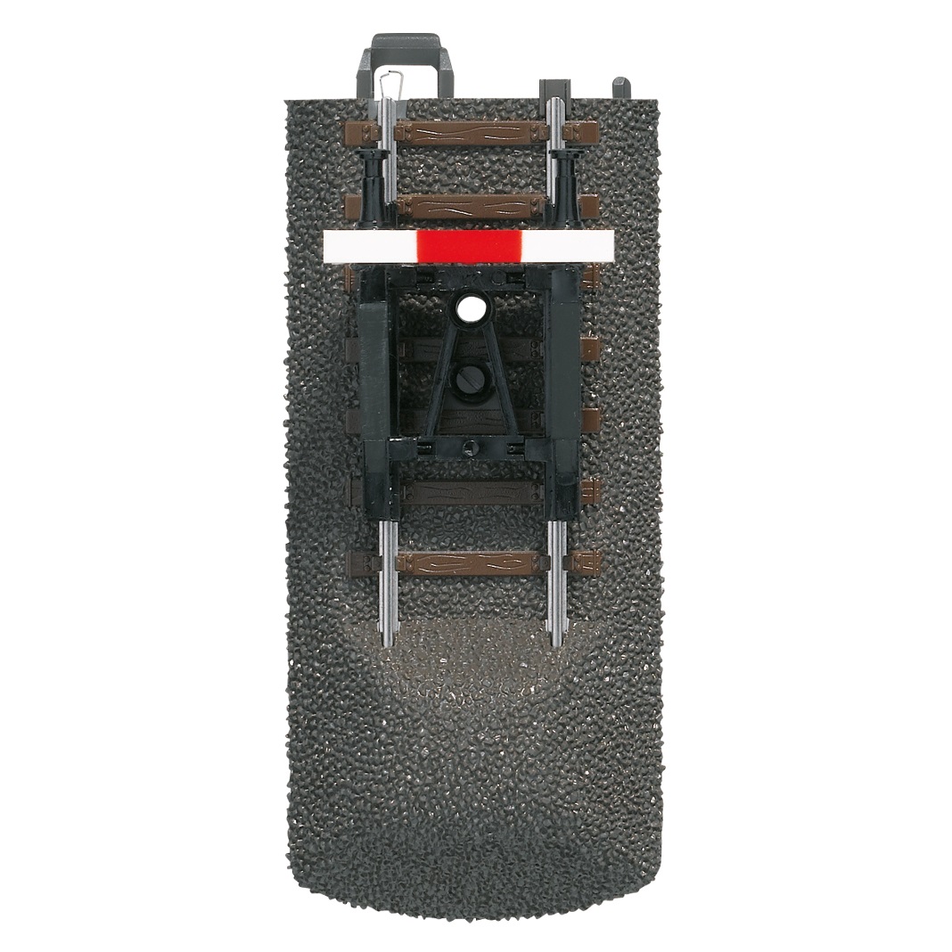 Märklin C Ratapala - Suora Raidepuskimella 77.5mm + 5mm