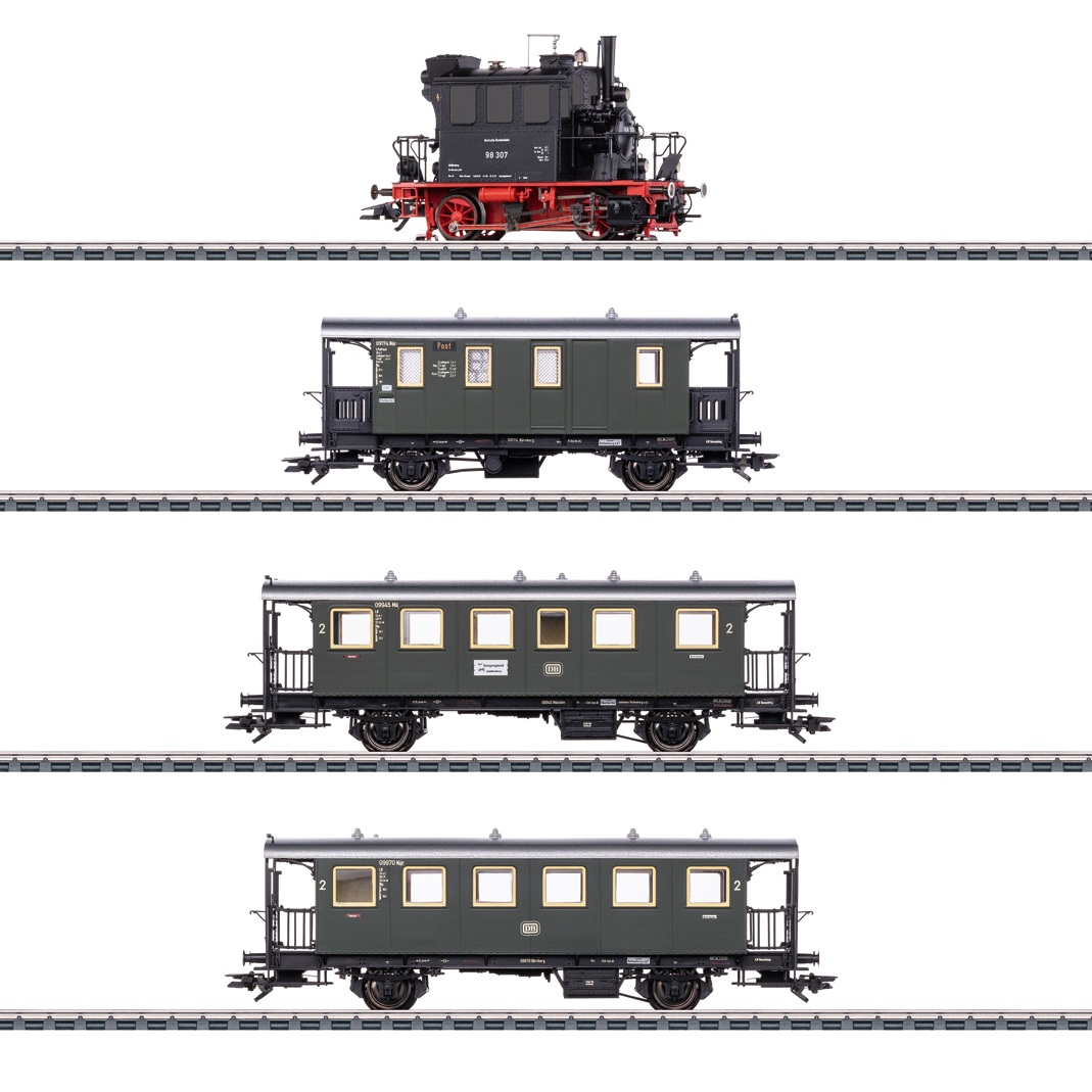 4-osainen Spalter Bockl Juna DB