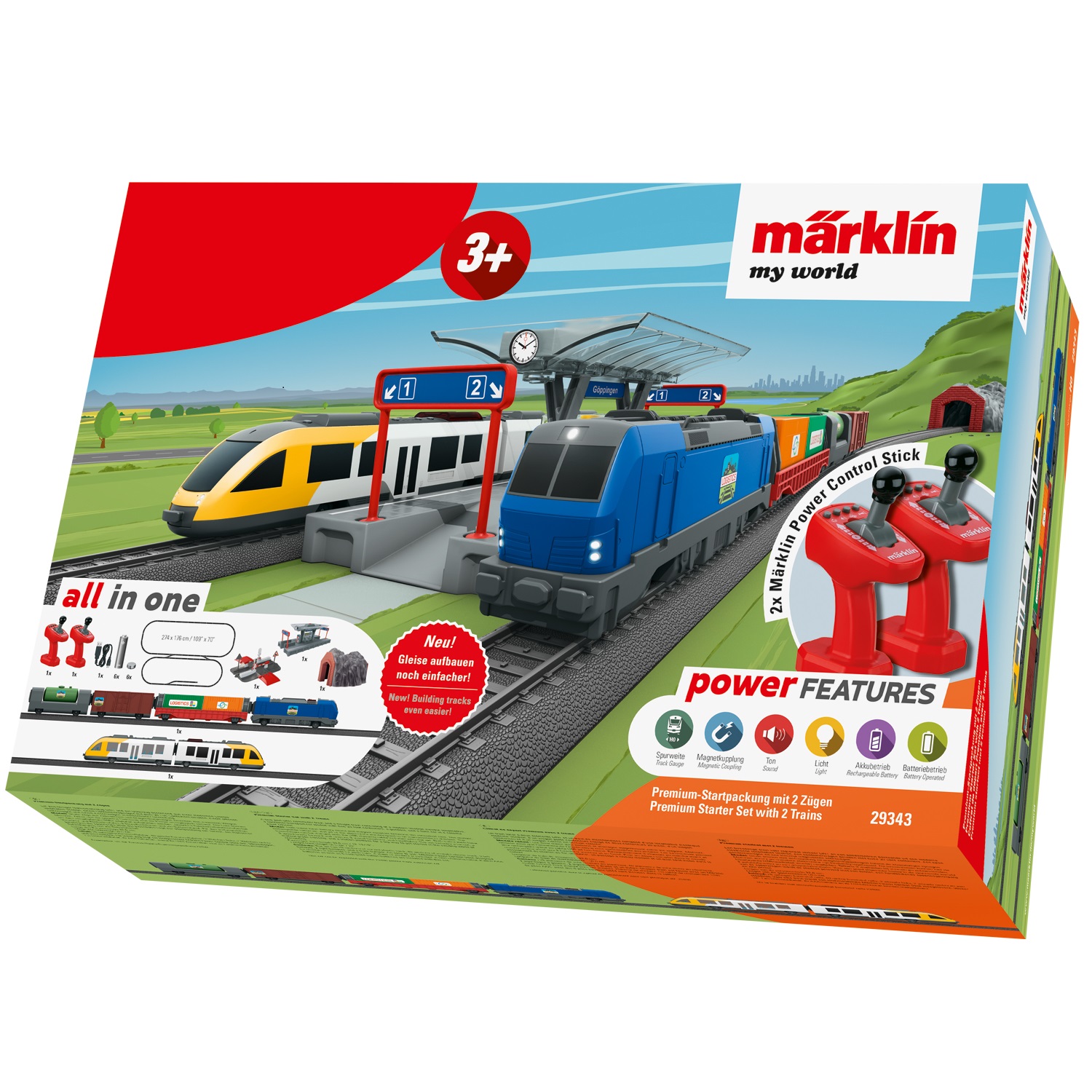 My World Premium -aloituspakkaus kahdella junalla
