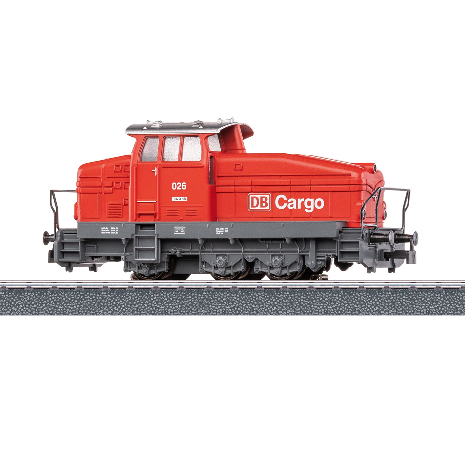 Alternative view of Henschel DHG 500 026 Dieselveturi DB Cargo