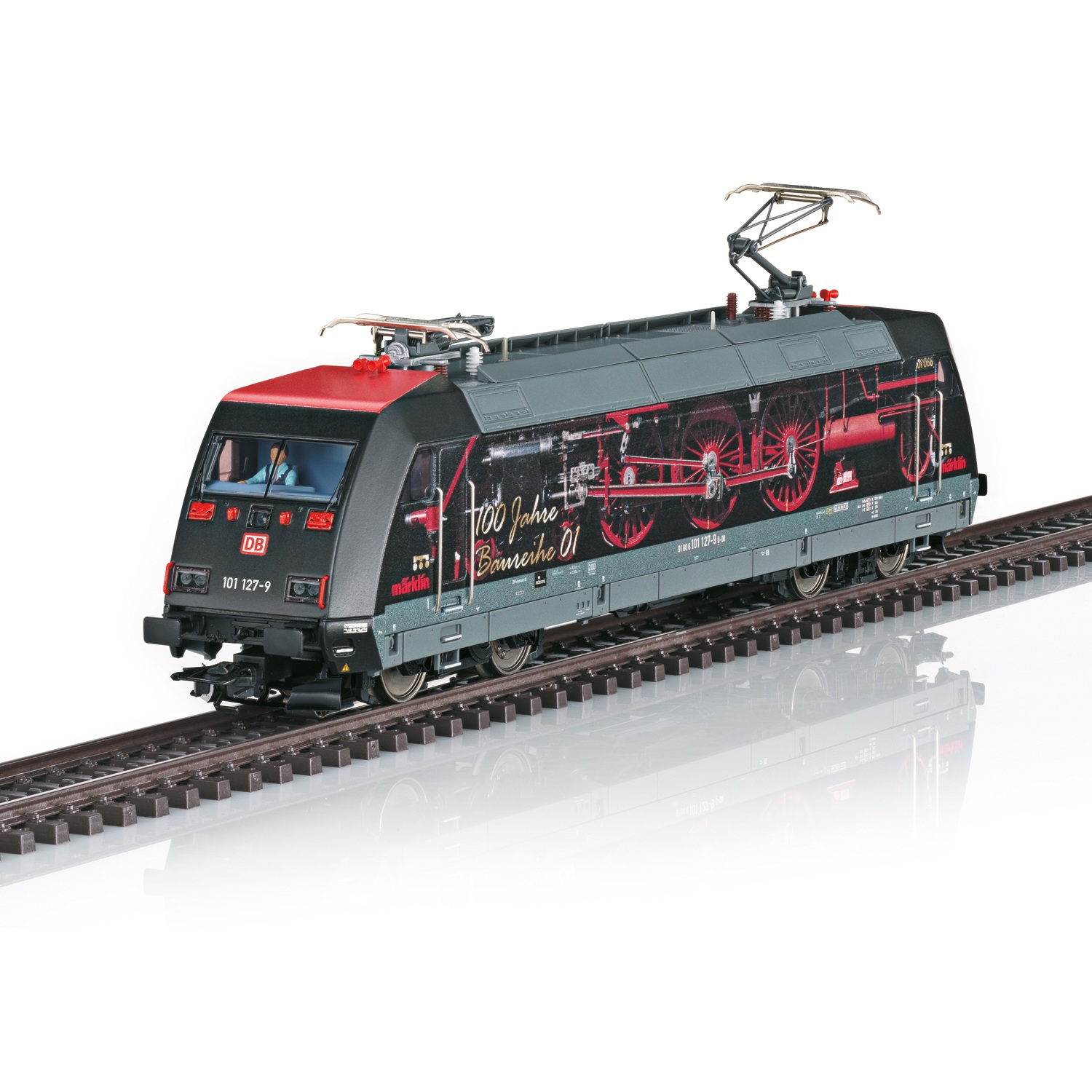 BR 101 127-9  sähköveturi DBAG - "100 vuotta BR 001"