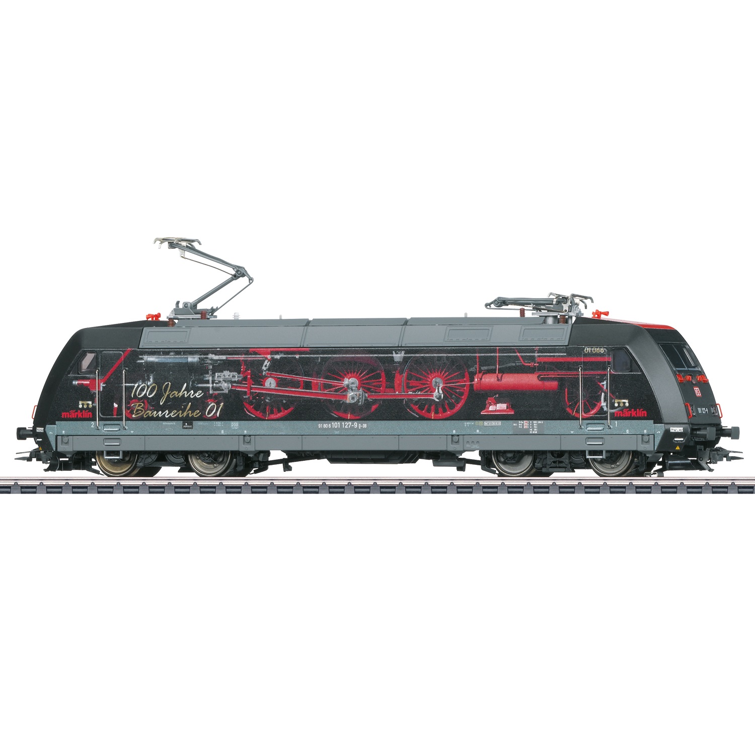 Alternative view of BR 101 127-9  sähköveturi DBAG - "100 vuotta BR 001"