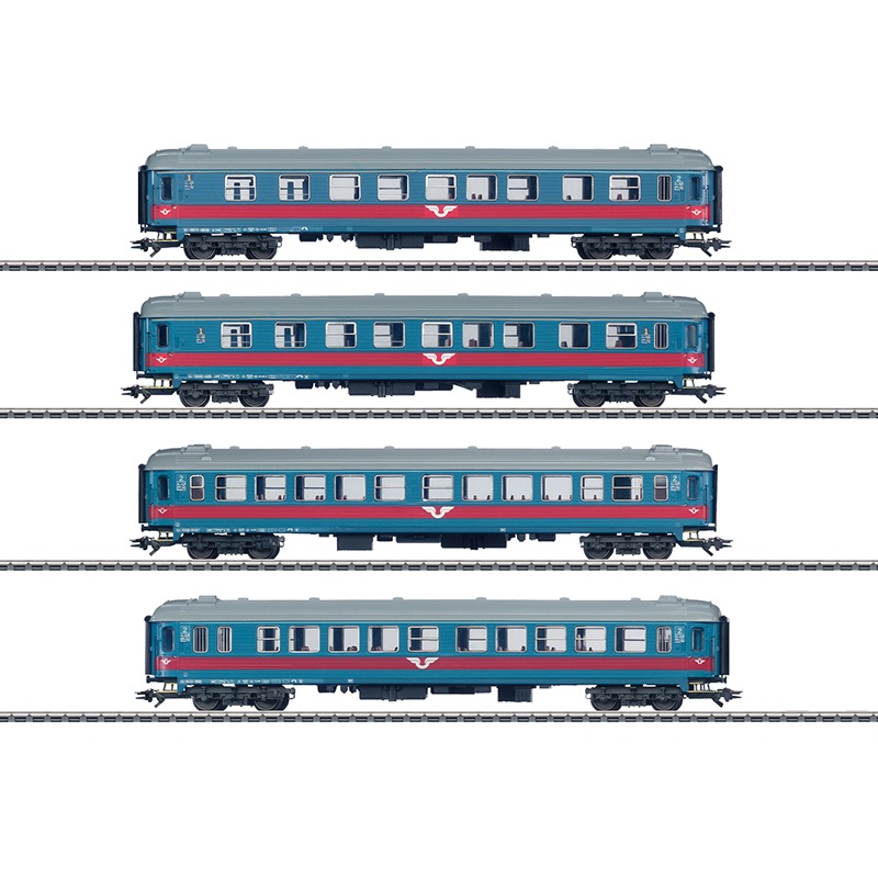 4-osainen SJ-matkustajavaunusarja