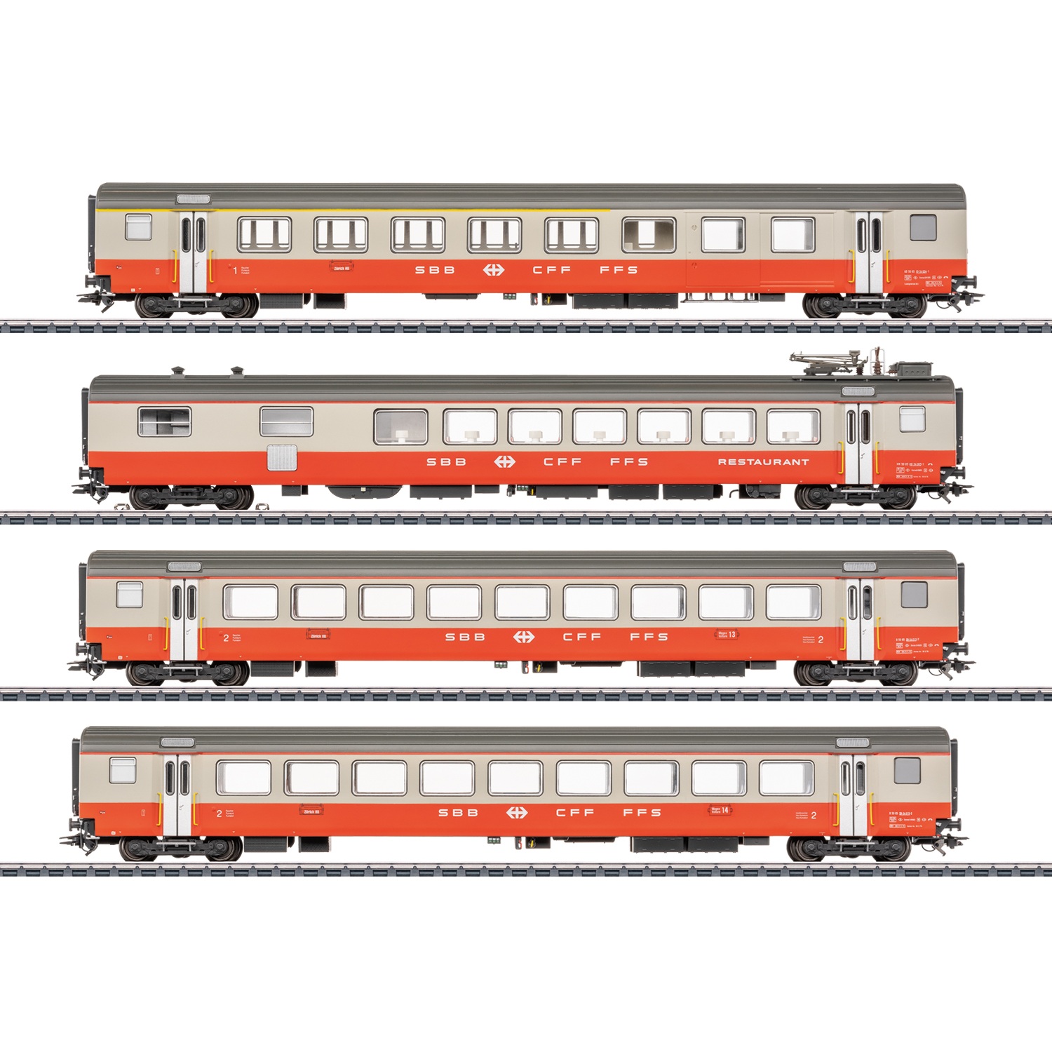 4-osainen SBB-matkustajavaunusarja