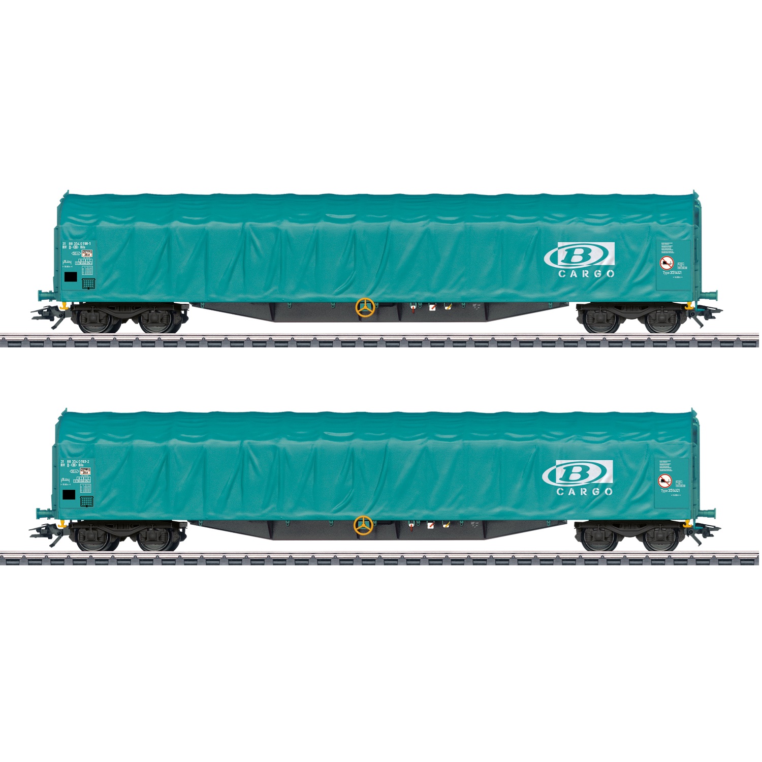 Rils-tavaravaunut SNCB 2kpl