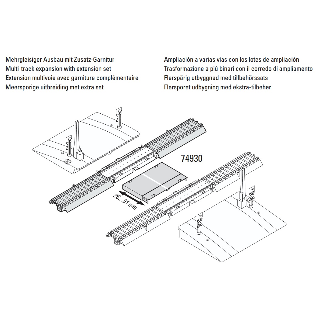 Alternative view of Märklin C-rata - Automatisoidun Tasoristeyksen Laajennussarja