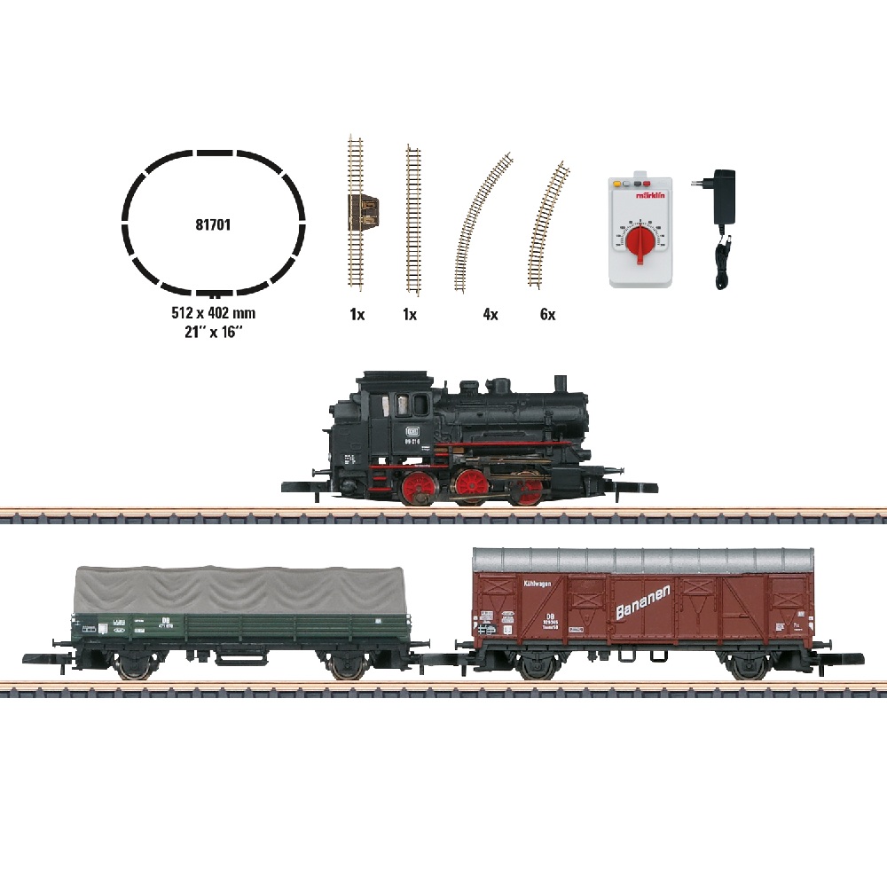Alternative view of Märklin Z Aloituspakkaus - Tavarajuna