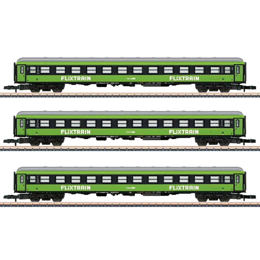 3-osainen FlixTrain-vaunusarja no.1 Z