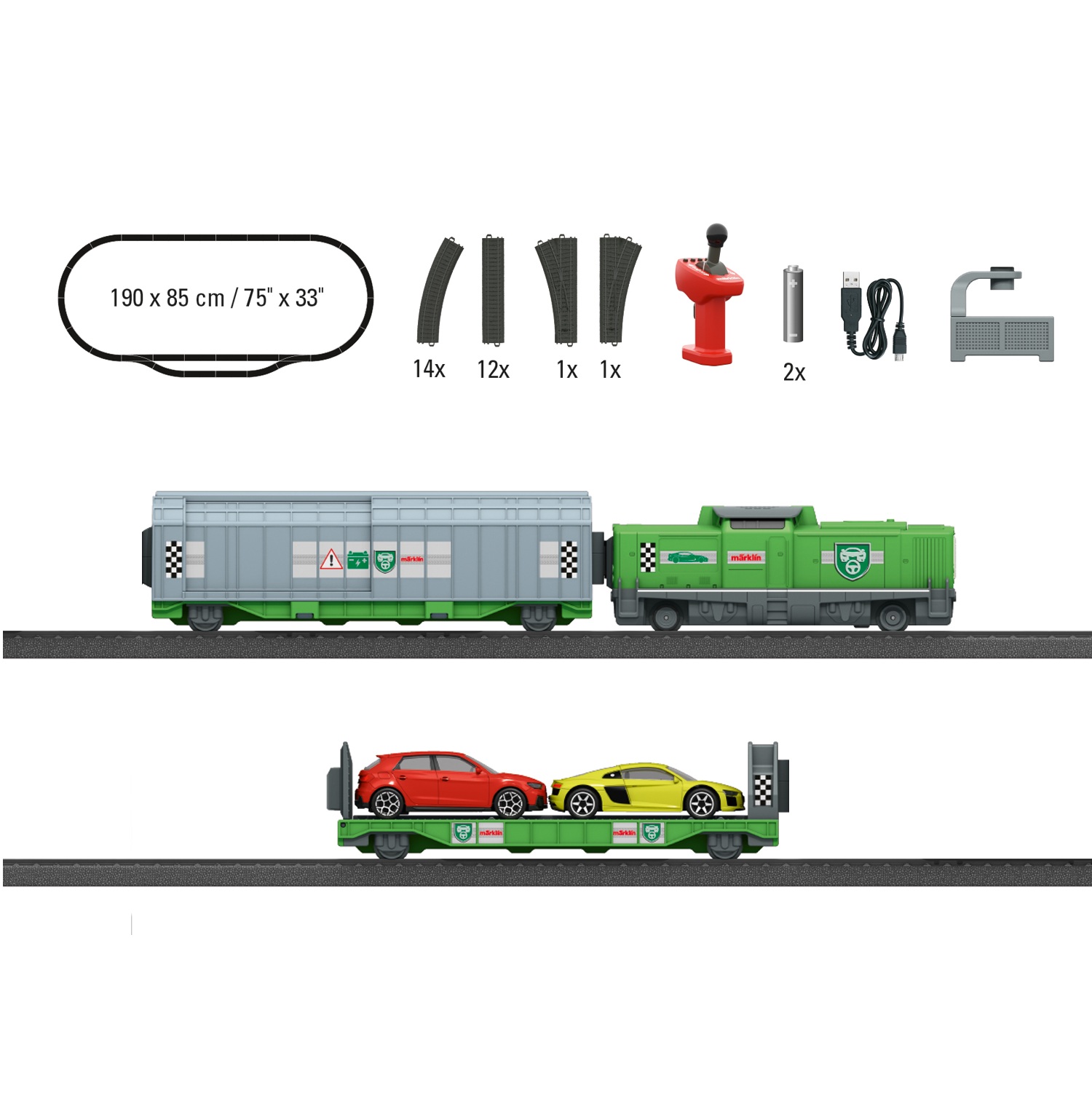 Märklin My World Auto Transport -Aloituspakkaus