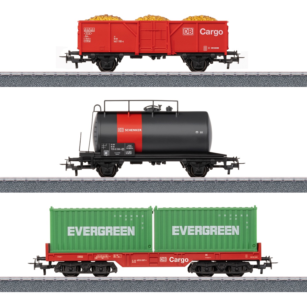 3-osainen DB Tavaravaunusarja