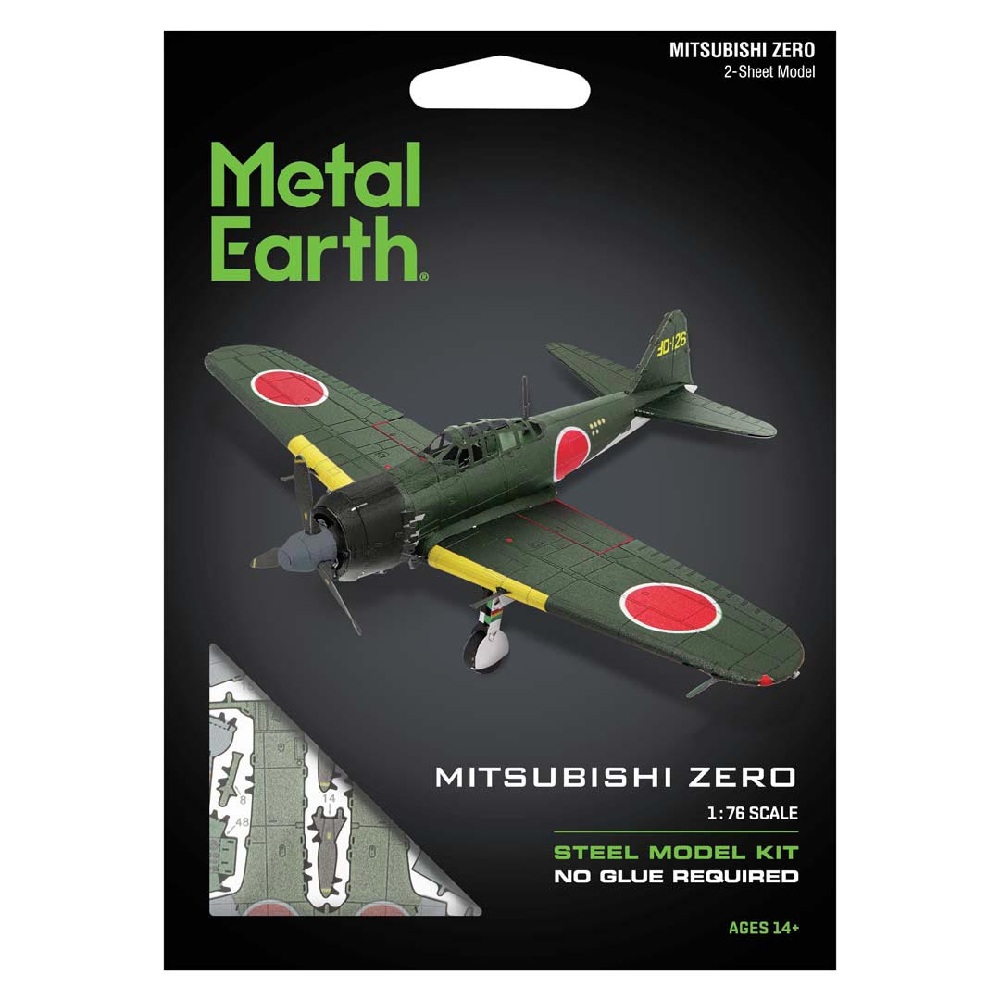 Alternative view of Metal Earth - Mitsubishi Zero