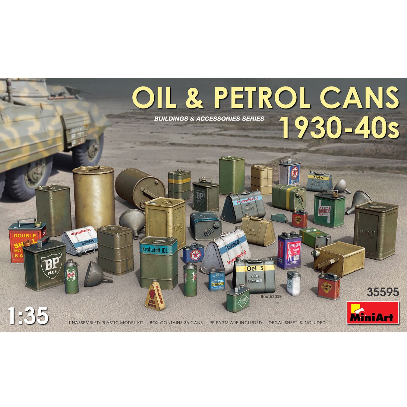 1930- & 1940-lukujen Öljy- ja Polttoainekanistereita 1:35