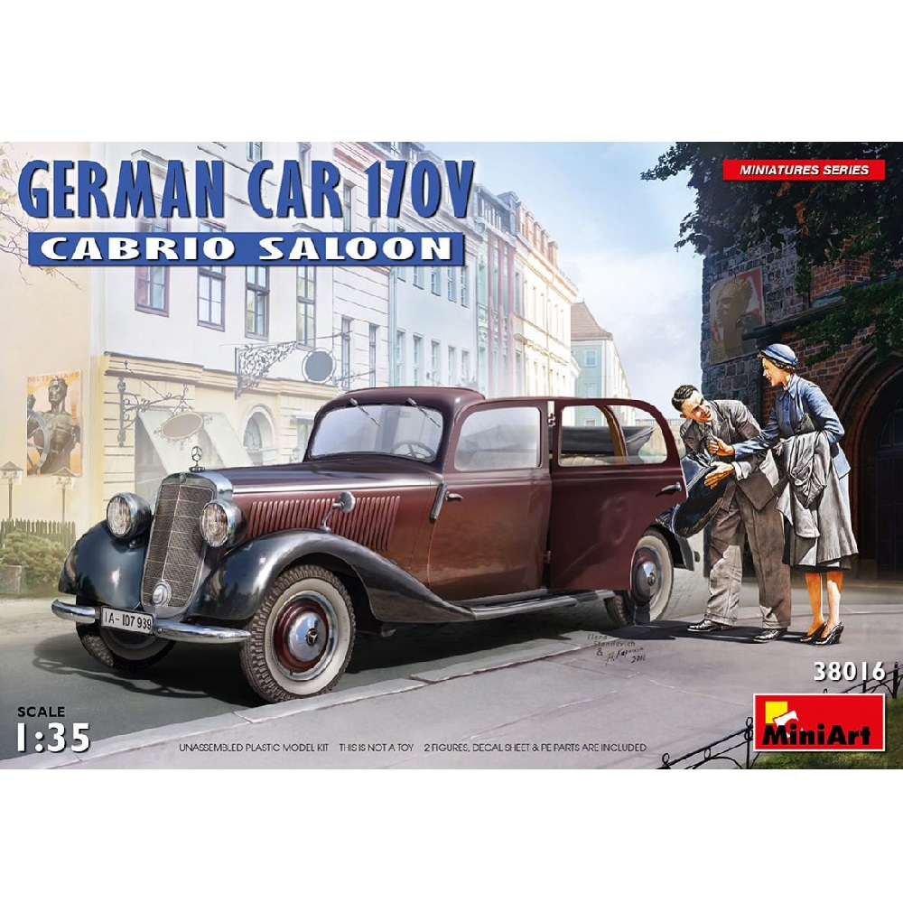 1939 Mercedes-Benz W136 170V Cabrio-Limousine 1:35