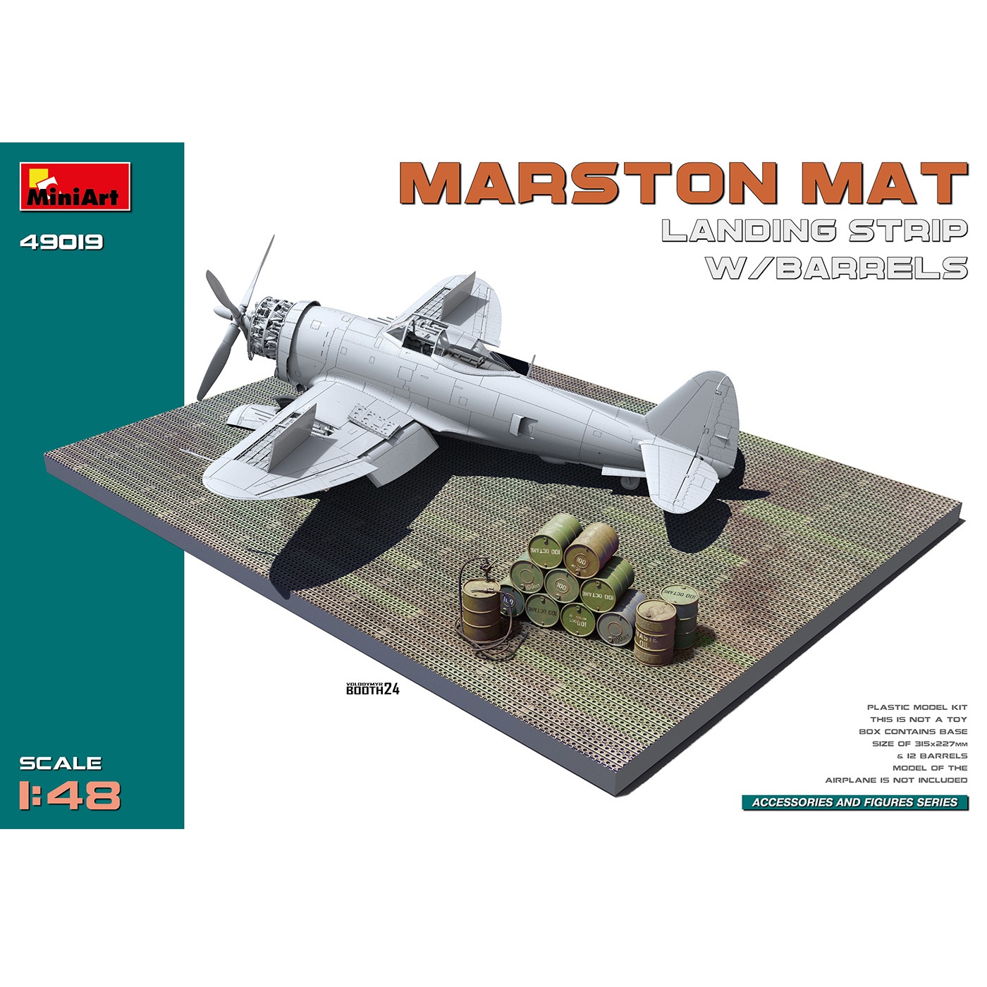 Marston-matto ja Öljytynnyreitä 1:48