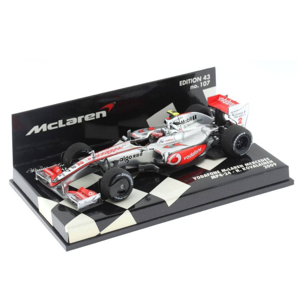 Vodaphone Mclaren Mercedes MP4-24 Heikki Kovalainen F1 2009 1:43