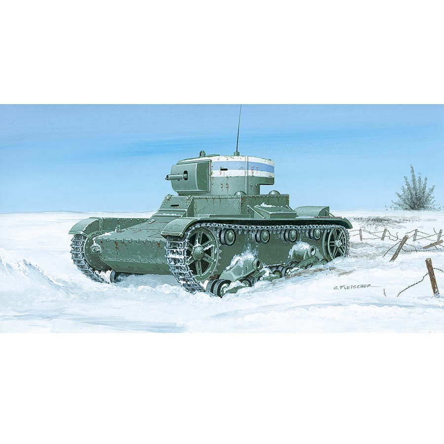 Alternative view of OT-130/2 liekinheitinvaunu 1:72 SUOMI