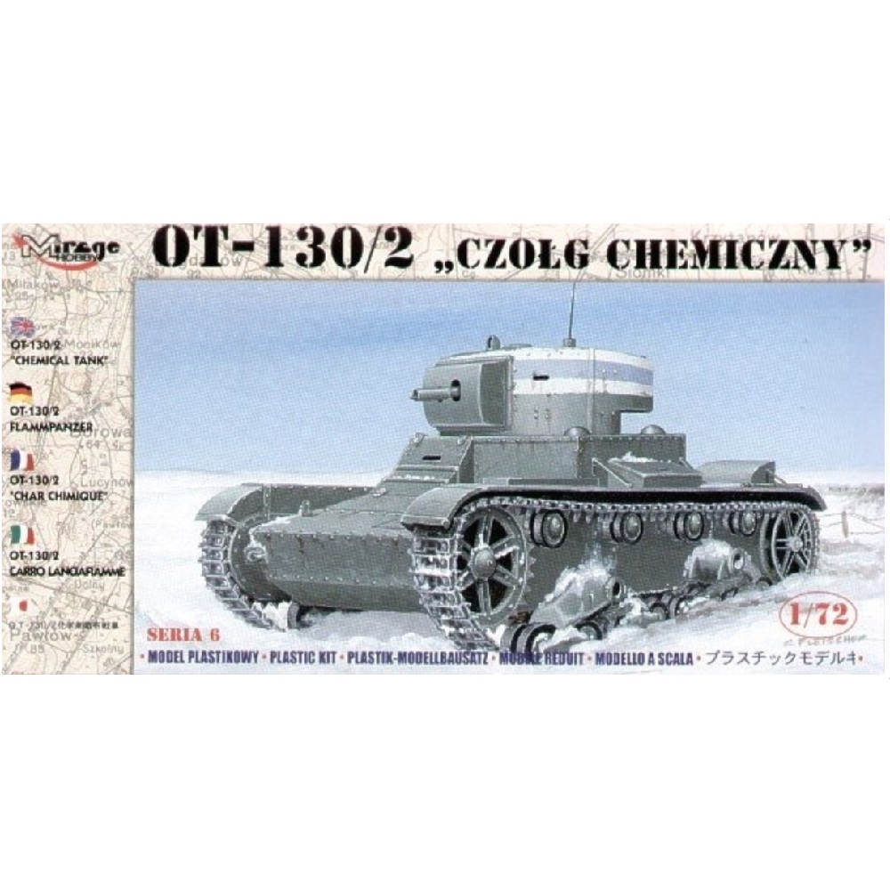 OT-130/2 liekinheitinvaunu 1:72 SUOMI