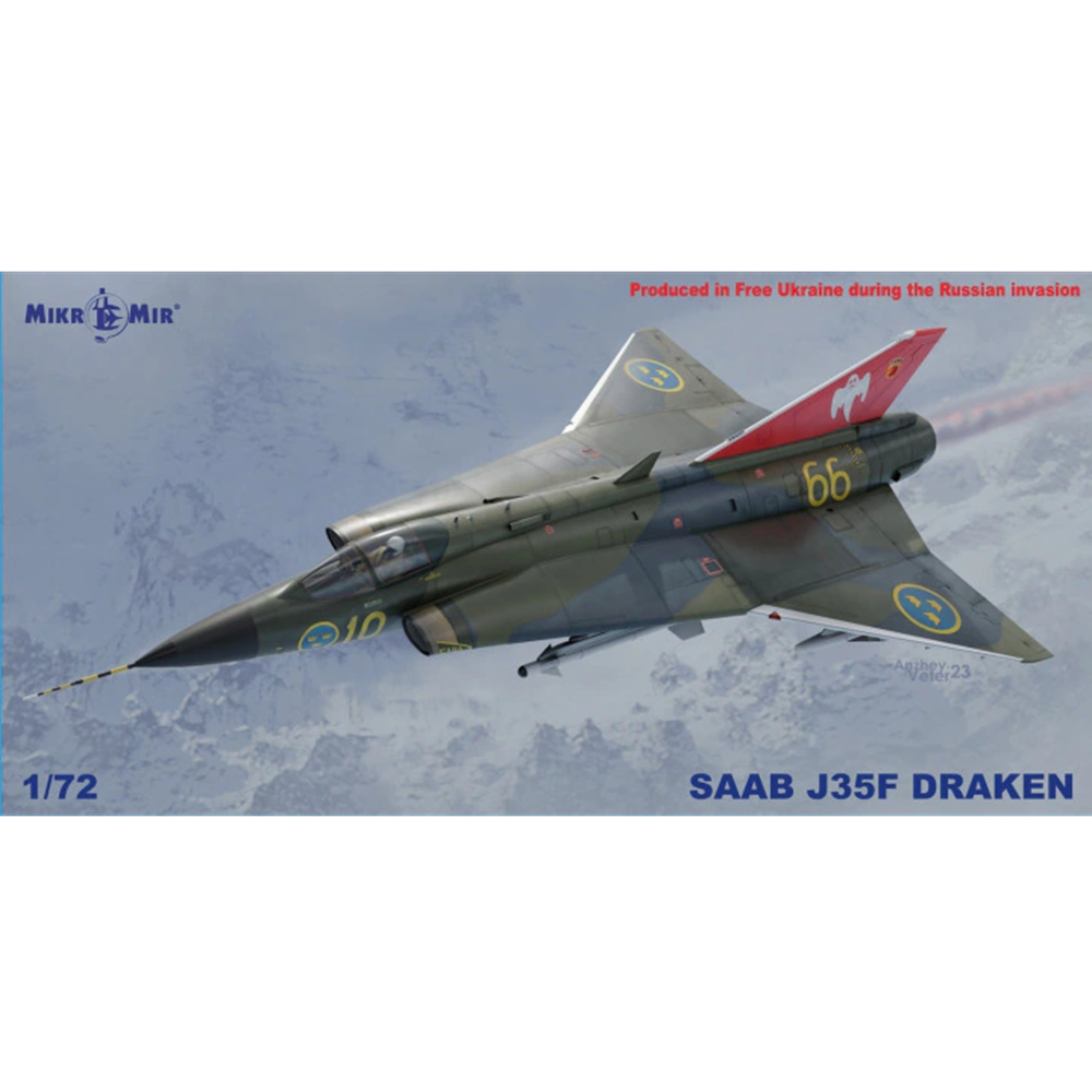 SAAB J 35F-1 Draken 1:72