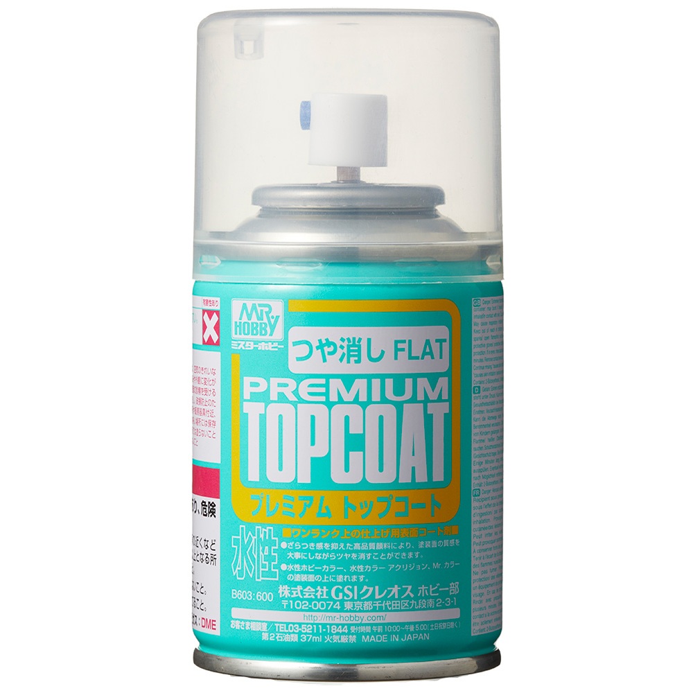 Mr. Hobby Premium Top Coat - Flat