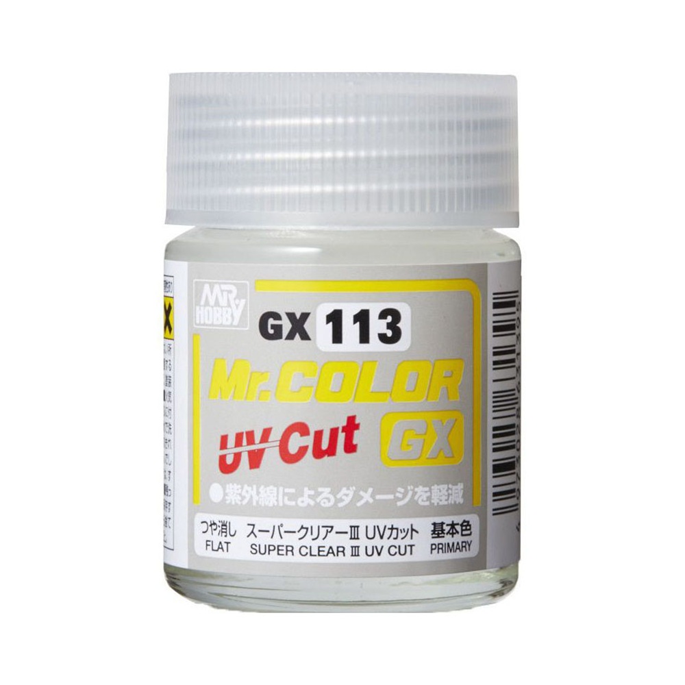 Mr. Color GX Super Clear III UV-Cut - Flat