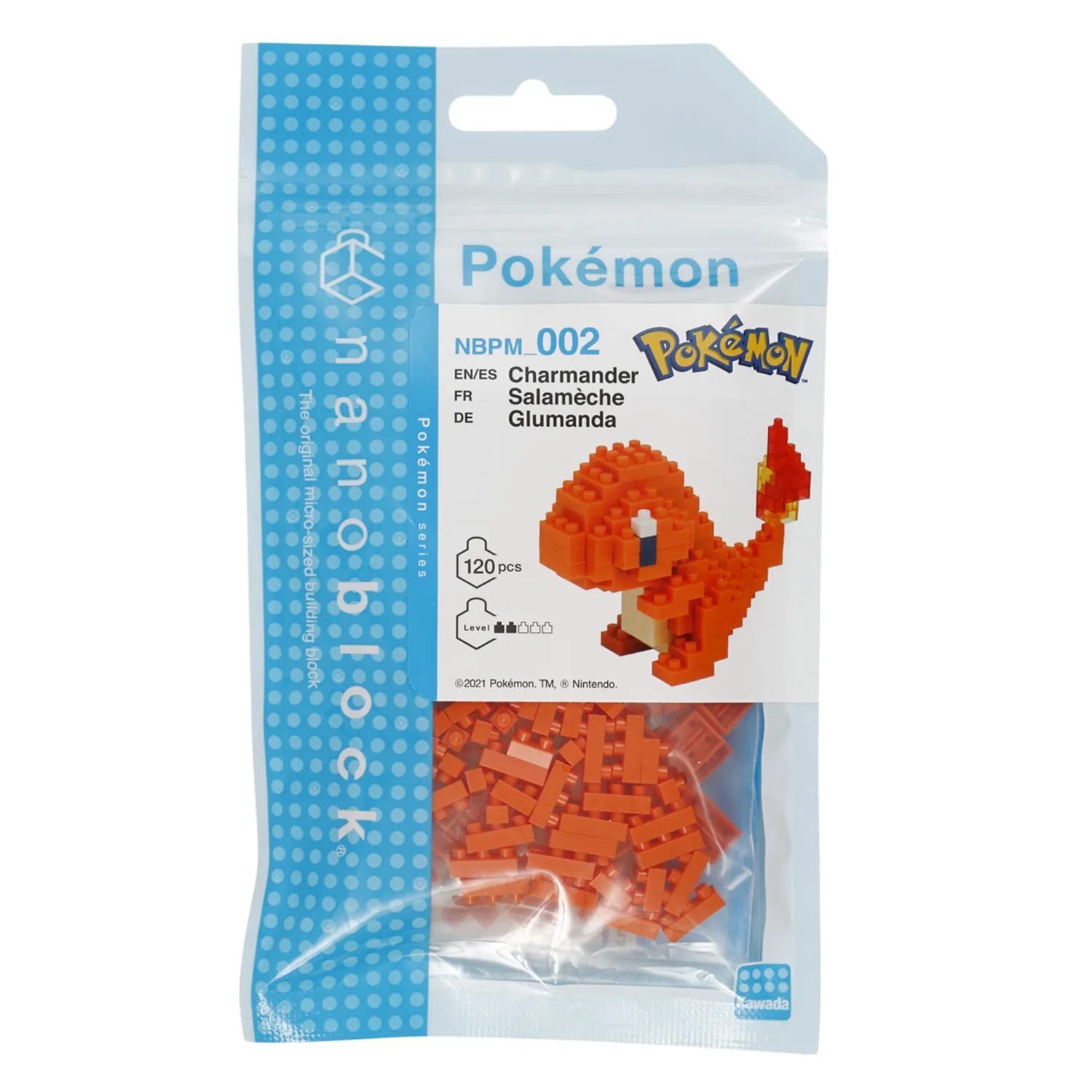 Alternative view of Nanoblock - Pokémon Charmander