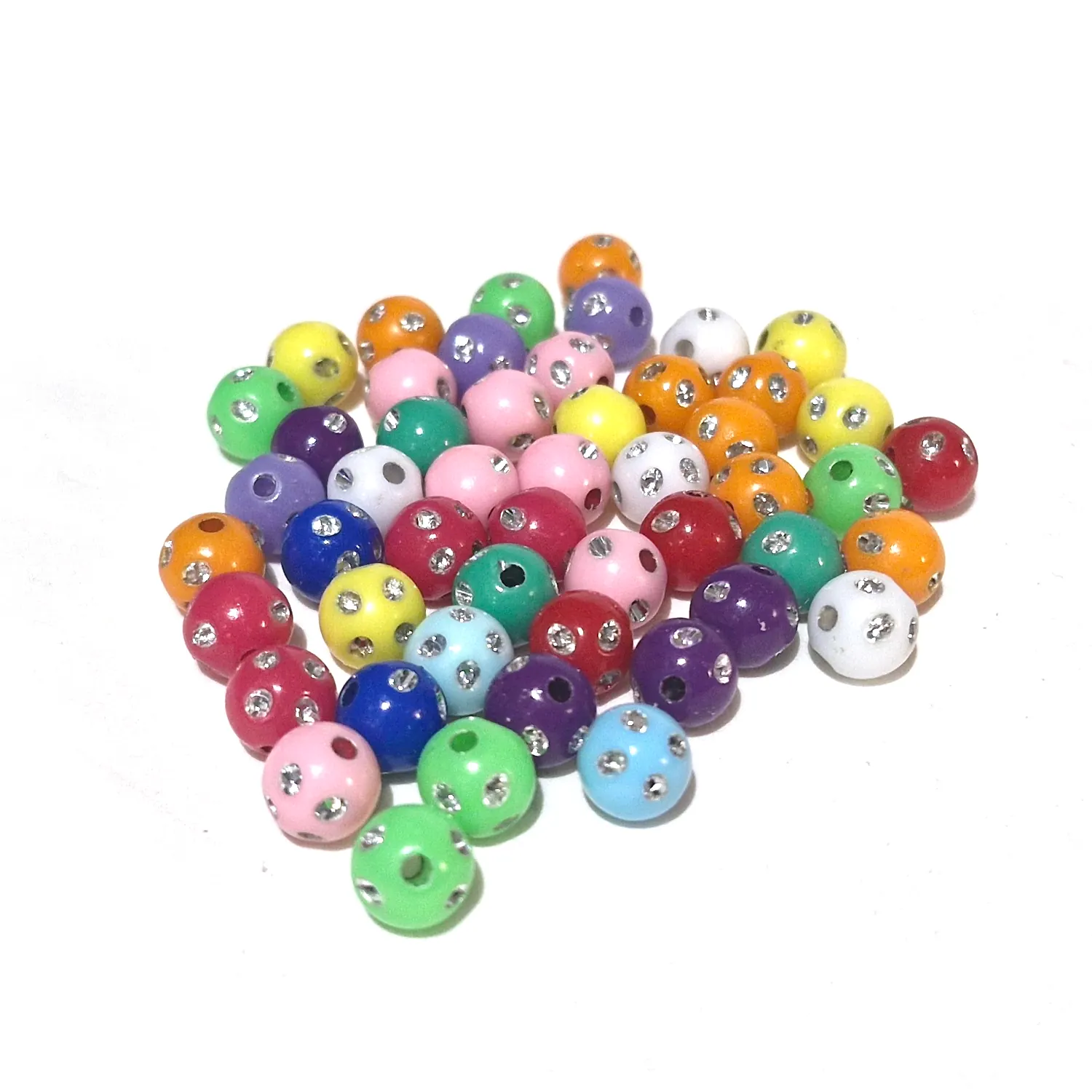 Muovihelmi 8mm "strassi"