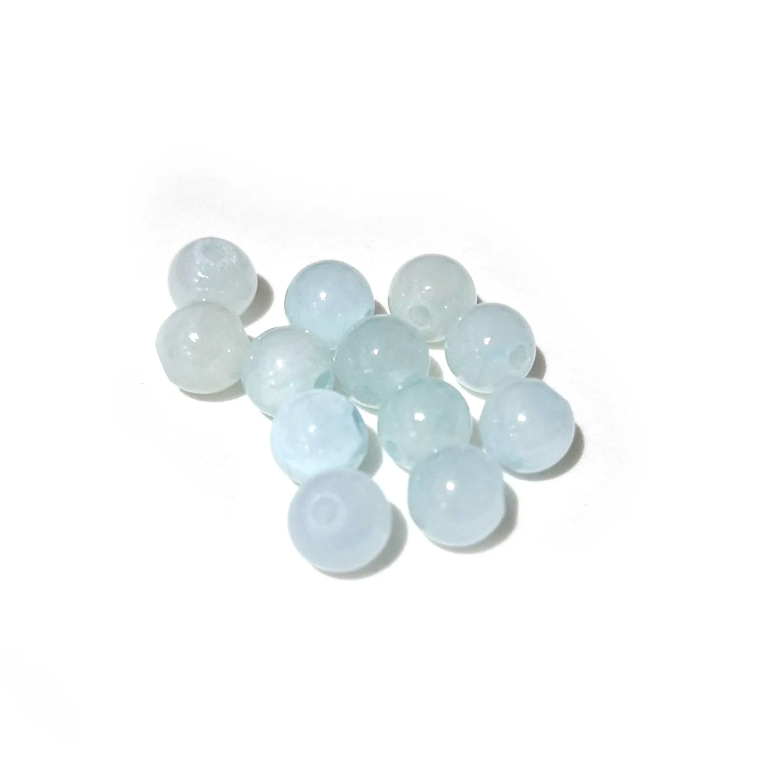 Kivihelmi 6mm 15kpl - Light Turquoise Blue