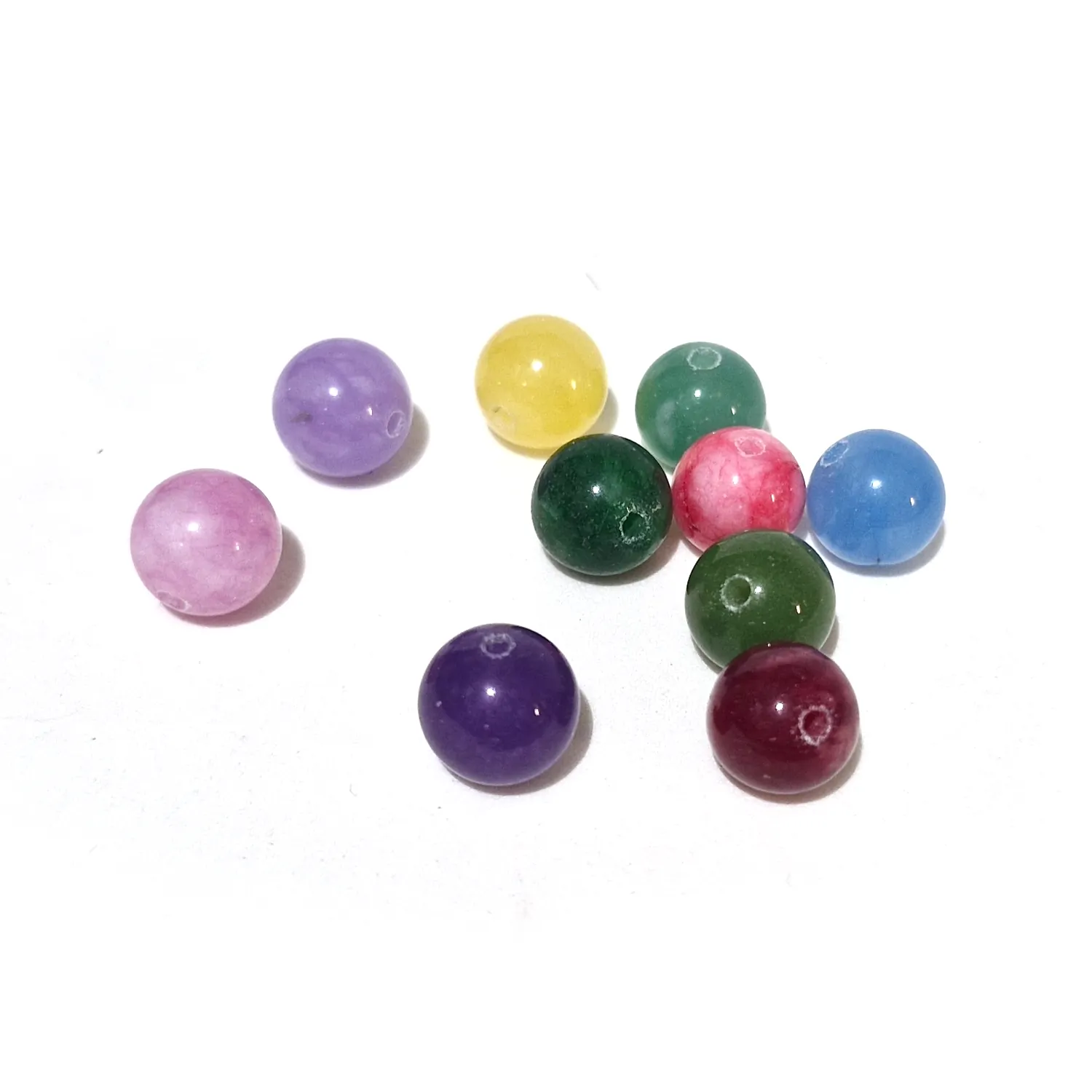 Kivihelmi 8mm 12kpl - Jade Multicolor