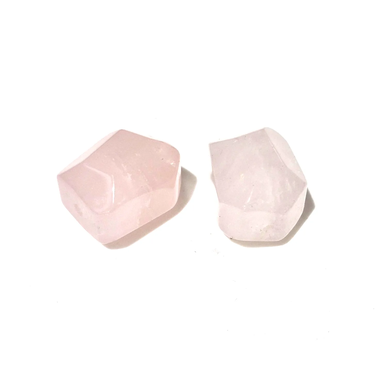 Kivihelmi n.17x13mm 1kpl - Rose Quartz Light