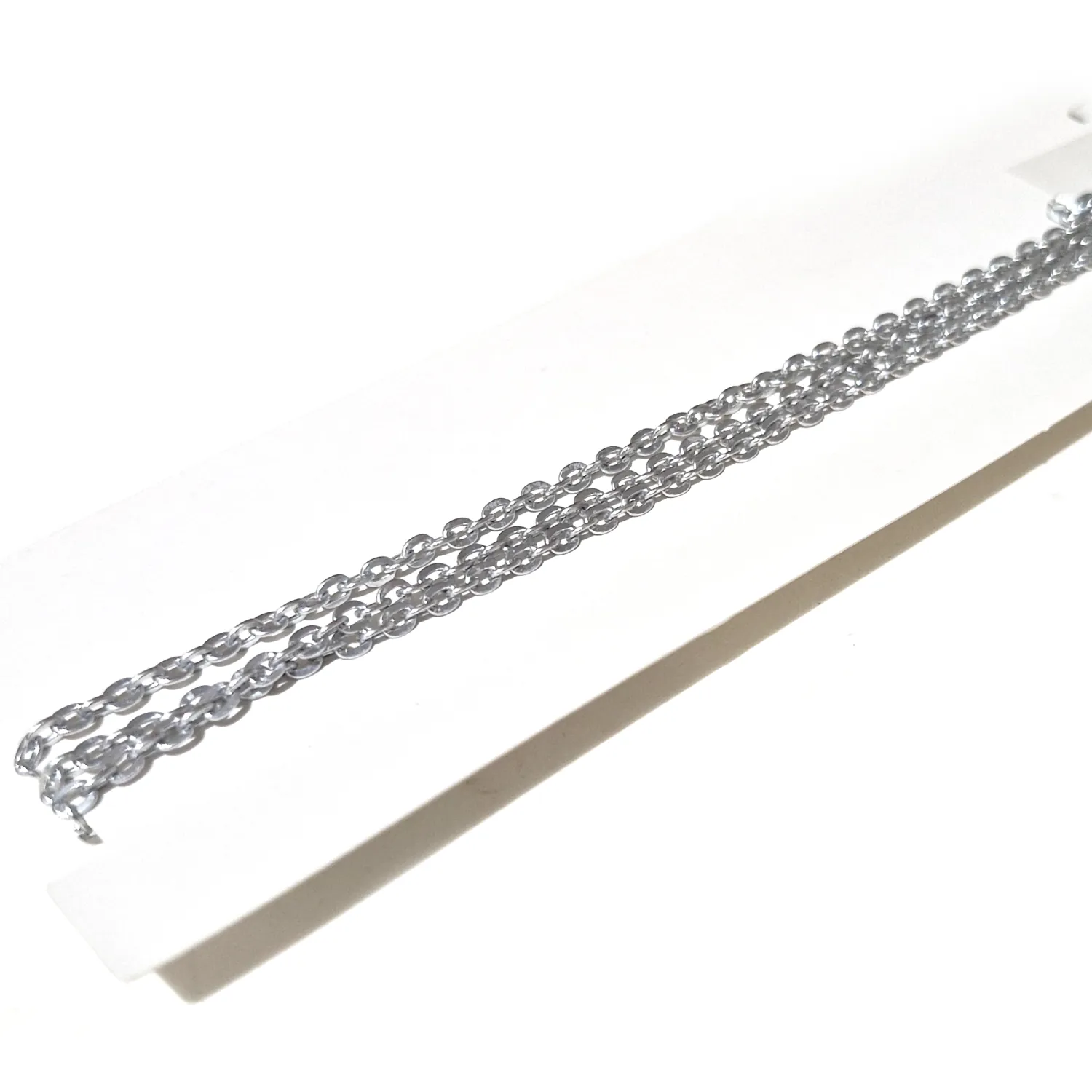 Ankkuriketju 3mm - Kirkas hopeansävy