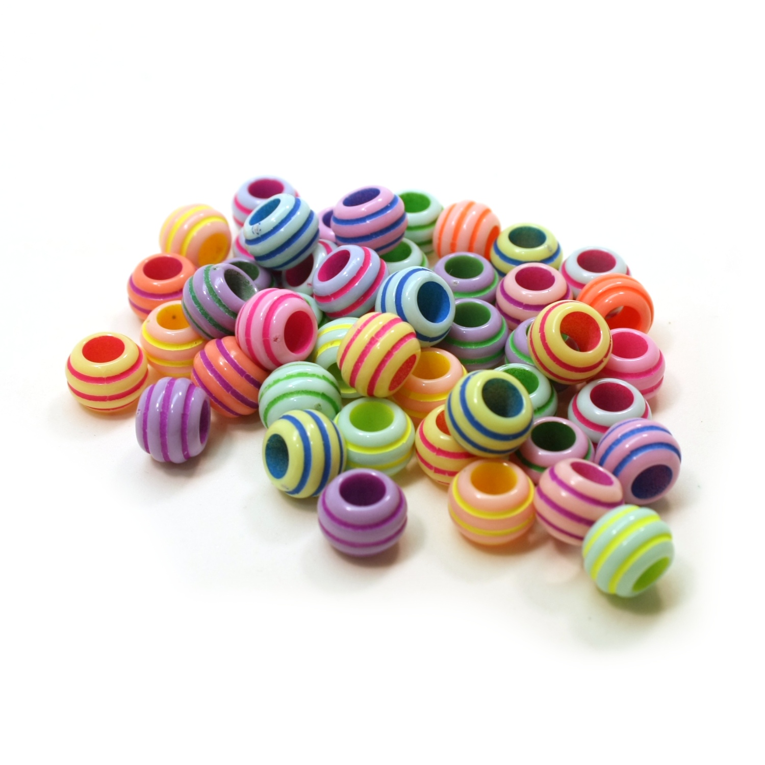 Raidallinen muovihelmi n.10x7mm 25g