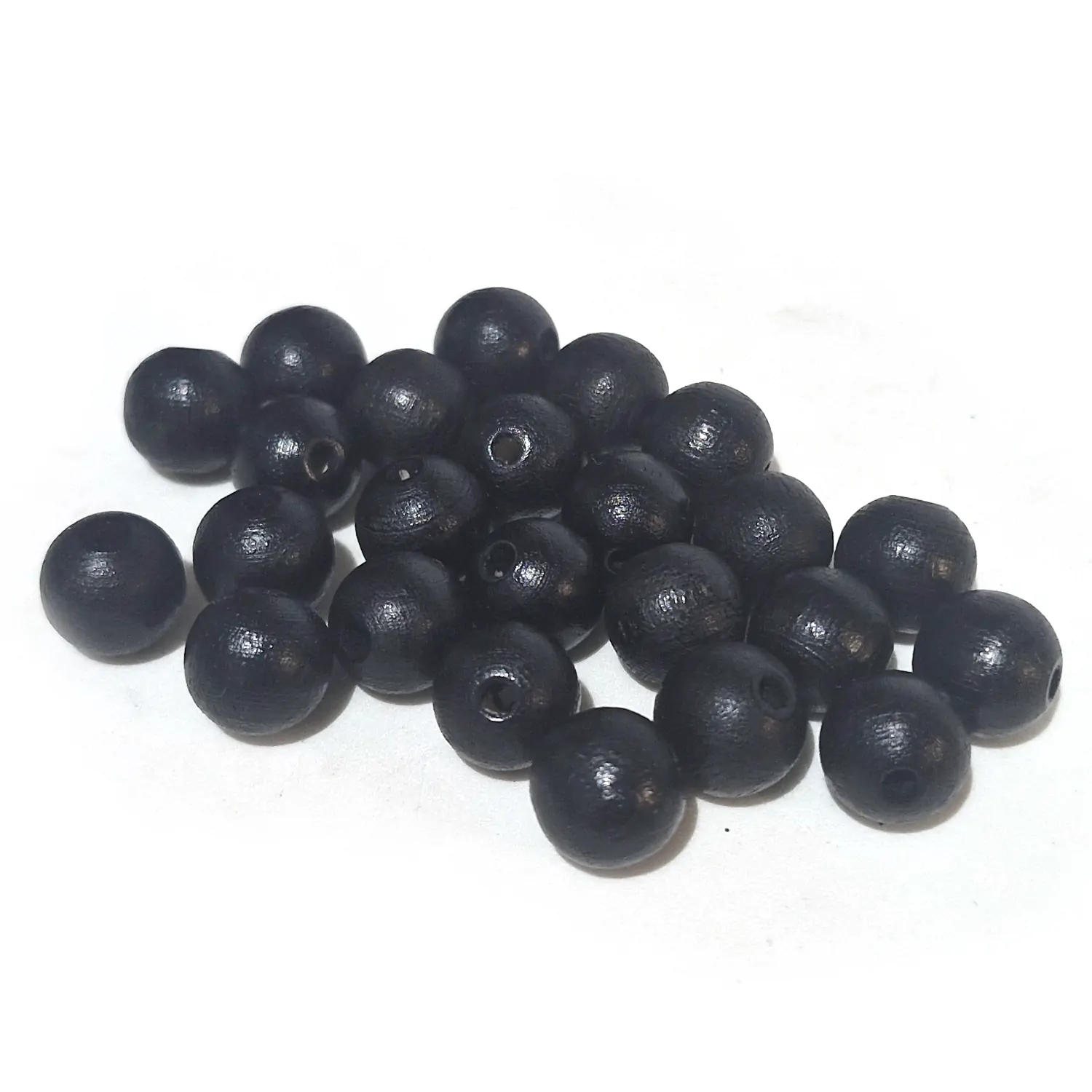 Puuhelmi 10mm 52kpl - Musta