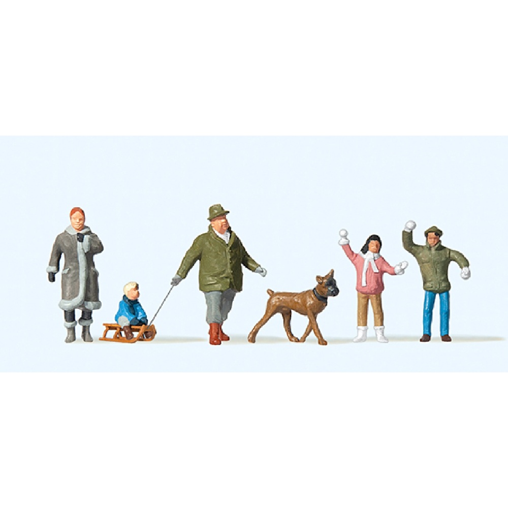 Family Krause In Winter